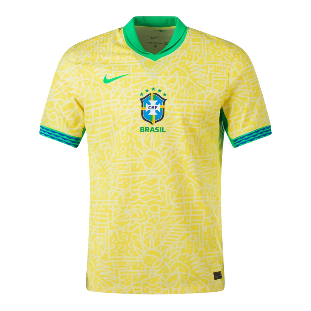 Neymar Jr Signed Brazil FC 2024-25 Soccer Jersey #10 with Beckett COA